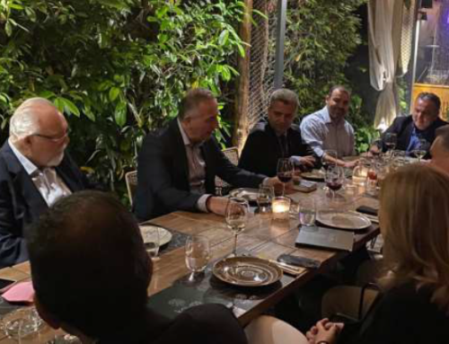 Δείπνο προς τιμήν του κ. Σταύρου Καλαφάτη, Υφυπουργού Εσωτερικών αρμόδιου για θέματα Μακεδονίας – Θράκης